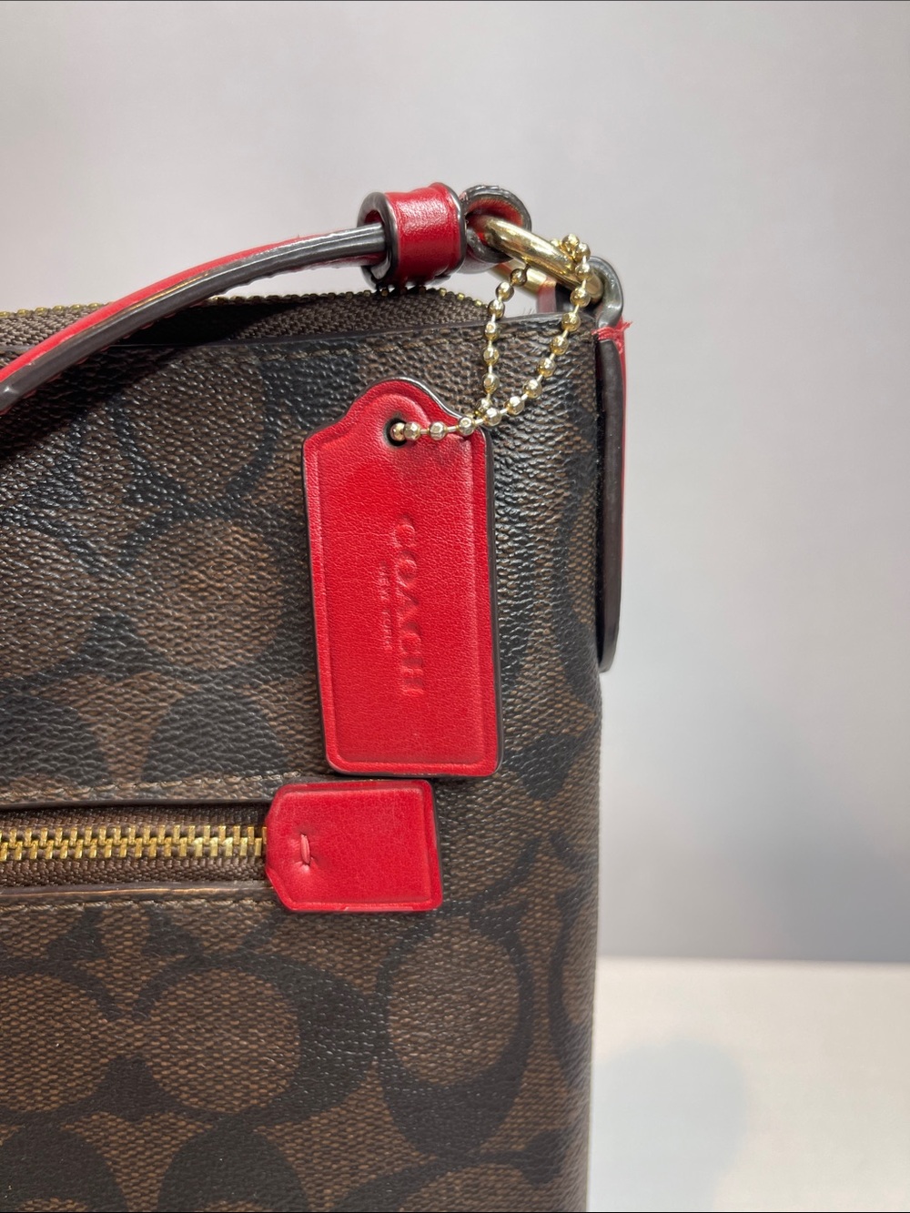 Coach B2132-C1554 Rowan Medium Signature File Crossbody Bag - Picture 9 of 12